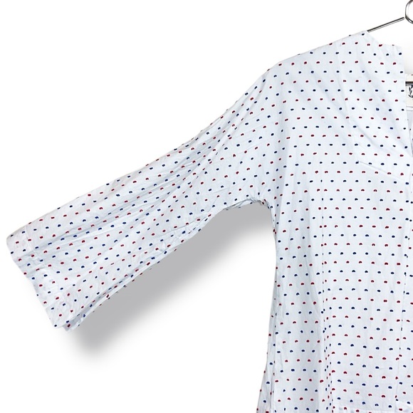 Olivia Joffrey Portola Swiss Dot Cotton Split Neck Tunic - Picture 4 of 7